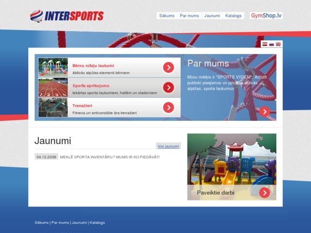 INTERSPORTS SIA, GYMSHOP trenažieru veikals, 